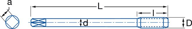 Безстружковий мітчик Izar М12х1,25