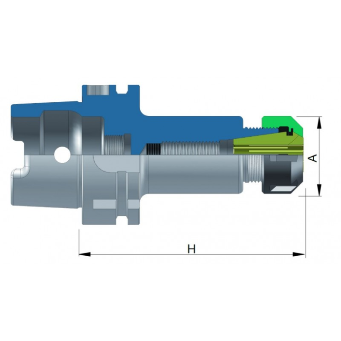 Цанговий патрон Serinex HSK.A.63.100.ER16