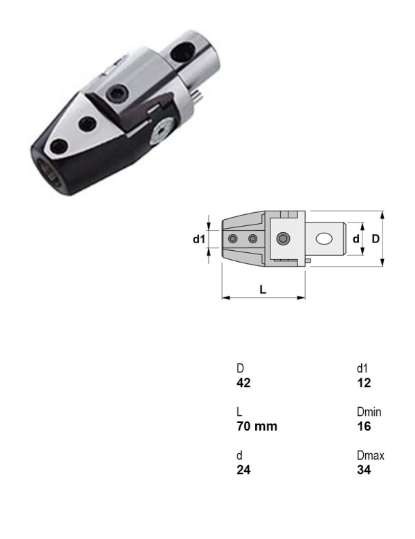 Чистова розточувальна головка Canela 97.24.12