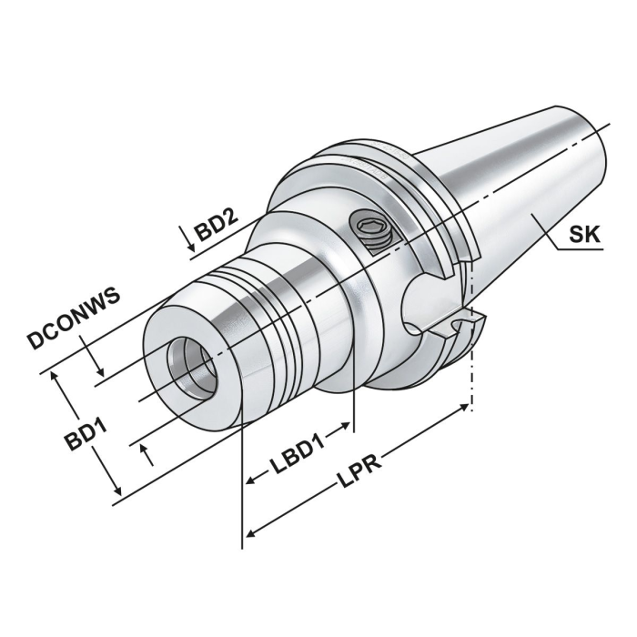 Гідропластовий патрон Kemmler DC.403.H08