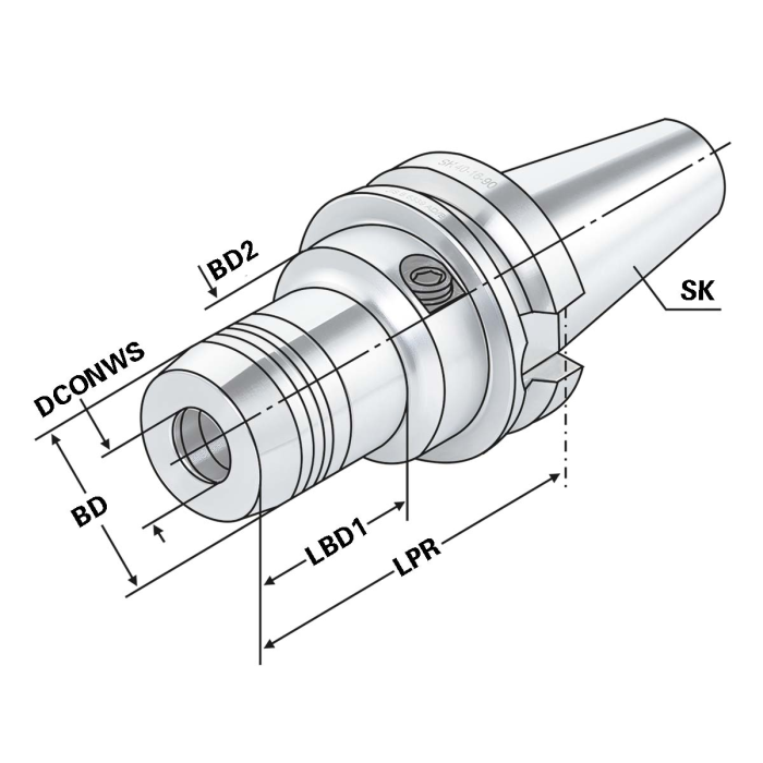 Гідропластовий патрон Kemmler 405.H08